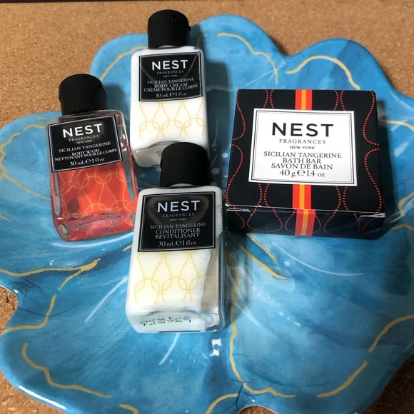 Bundle of 4 Nest Beauty Samples 30ml Soap  Shampoo Conditioner Body Cream - Picture 1 of 4